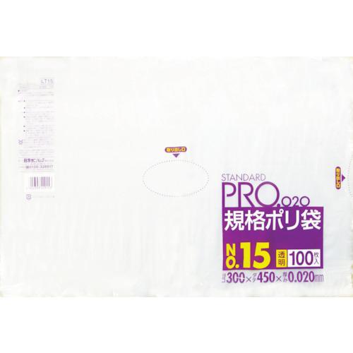 SANIPAK LT15 STANDARD plastic bag No. 15 (0.02) transparent 100 sheets
