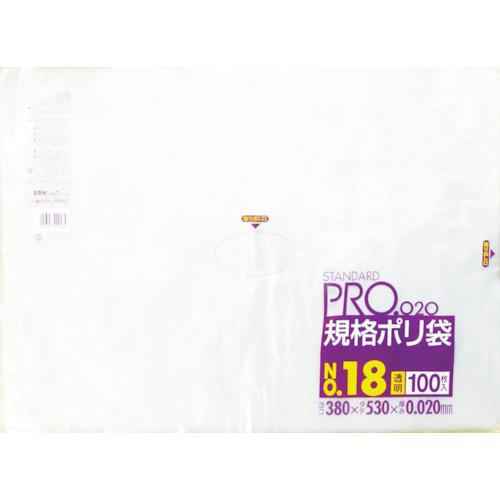 SANIPAK LT18 STANDARD plastic bag No. 18 (0.02) transparent 100 sheets