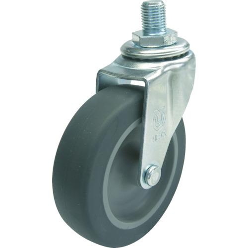 YUEI screw-in caster swivel wheel 50 diameter elastomer wheel