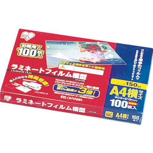 IRIS 539196 ฟิล์มลามิเนต แนวนอน ขนาด A4 100 แผ่น 150μ