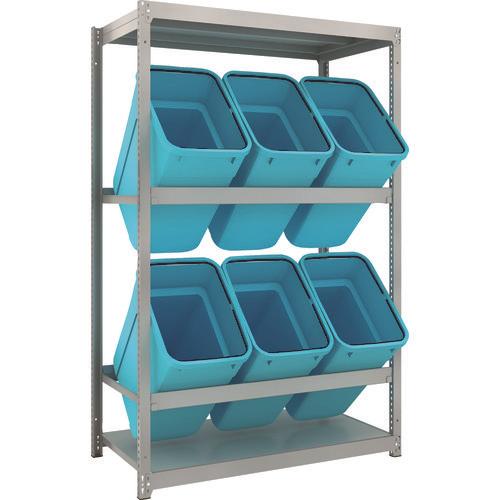 TRUSCO ชั้นวางของ M1.5 น้ำหนักเบาและขนาดกลาง H1800XW1160XD595 2 ขั้น RBK-70 มี 6 ชิ้น