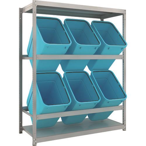 TRUSCO ชั้นวางของ M1.5 น้ำหนักเบา/ปานกลาง H1800XW1460XD595 2 ขั้น RBK-90 จำนวน 6 ชิ้น