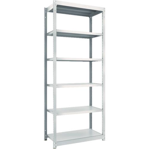 TRUSCO ชั้นวางของ M1.5 น้ำหนักเบา/ปานกลาง 860 x 445 x 2100 6 ขั้น ยูนิตเดียว นีโอเกรย์