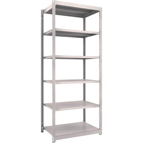 TRUSCO ชั้นวางของ M1.5 น้ำหนักเบา/ปานกลาง 860 x 595 x 2100 6 ขั้น ยูนิตเดียว นีโอเกรย์