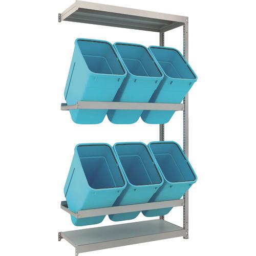 TRUSCO ชั้นวางของ M1.5 น้ำหนักเบา/ปานกลาง H2100XW1160XD445 2 ขั้น RBK-70 เชื่อมต่อ 6 ตู้