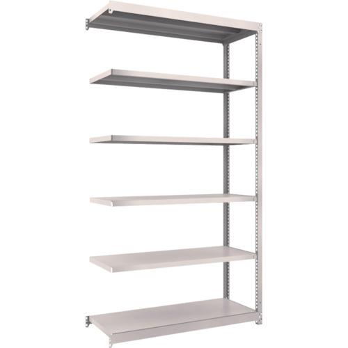 TRUSCO ชั้นวางของ M1.5 น้ำหนักเบา/ปานกลาง 1160 x 445 x 2100 เชื่อมต่อ 6 ชั้น นีโอเกรย์