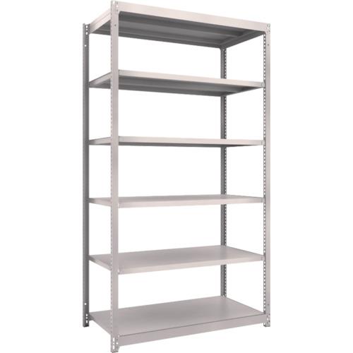 TRUSCO ชั้นวางของ M1.5 น้ำหนักเบา/ปานกลาง 1160 x 595 x 2100 6 ขั้น ยูนิตเดียว นีโอเกรย์