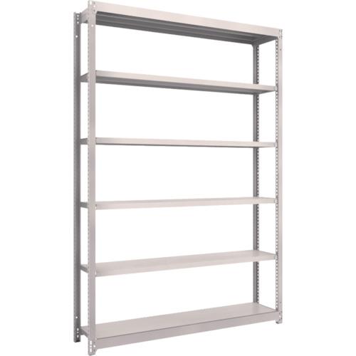 TRUSCO ชั้นวางของ M1.5 น้ำหนักเบา/ปานกลาง 1460 x 295 x 2100 6 ขั้น ยูนิตเดียว นีโอเกรย์