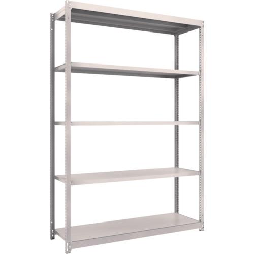 TRUSCO ชั้นวางของ M1.5 น้ำหนักเบา/ปานกลาง 1460 x 445 x 2100 ยูนิต 5 ชั้น นีโอเกรย์