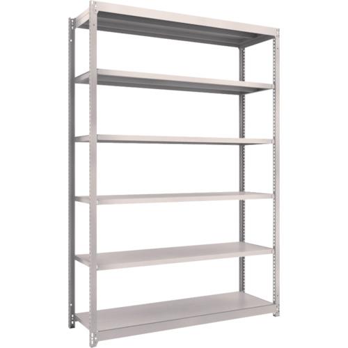 TRUSCO ชั้นวางของ M1.5 น้ำหนักเบา/ปานกลาง 1460 x 445 x 2100 6 ขั้น ยูนิตเดียว นีโอเกรย์