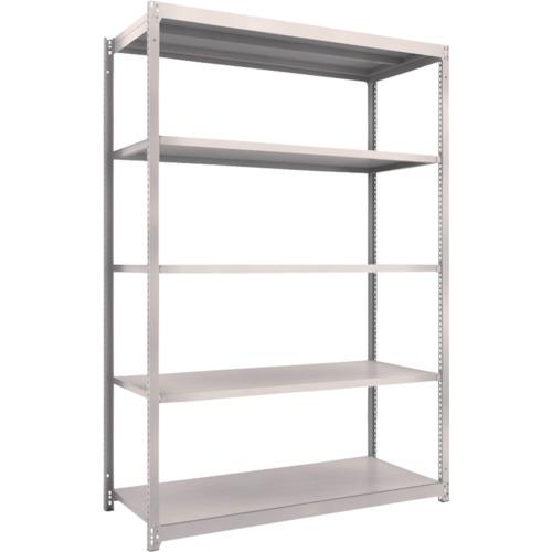 TRUSCO ชั้นวางของ M1.5 น้ำหนักเบา/ปานกลาง 1460 x 595 x 2100 ยูนิต 5 ชั้น นีโอเกรย์