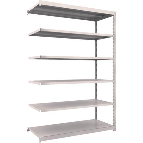 TRUSCO ชั้นวางของ M1.5 น้ำหนักเบา/ปานกลาง 1460 x 595 x 2100 เชื่อมต่อ 6 ชั้น นีโอเกรย์