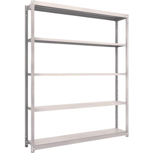 TRUSCO ชั้นวางของ M1.5 น้ำหนักเบา/ปานกลาง 1760 x 295 x 2100 ยูนิต 5 ชั้น นีโอเกรย์