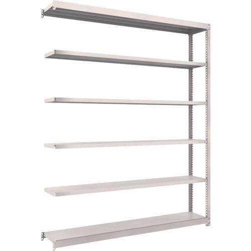 TRUSCO ชั้นวางของ M1.5 น้ำหนักเบา/ปานกลาง 1760 x 295 x 2100 เชื่อมต่อ 6 ชั้น นีโอเกรย์