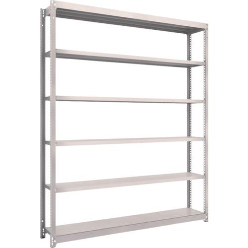 TRUSCO ชั้นวางของ M1.5 น้ำหนักเบา/ปานกลาง 1760 x 295 x 2100 6 ขั้น ยูนิตเดียว นีโอเกรย์