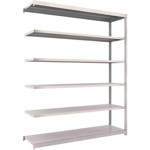 TRUSCO ชั้นวางของ M1.5 น้ำหนักเบา/ปานกลาง 1760 x 445 x 2100 เชื่อมต่อ 6 ชั้น นีโอเกรย์