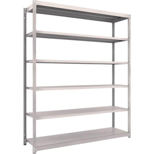 TRUSCO ชั้นวางของ M1.5 น้ำหนักเบา/ปานกลาง 1760 x 445 x 2100 ยูนิต 6 ชั้น นีโอเกรย์