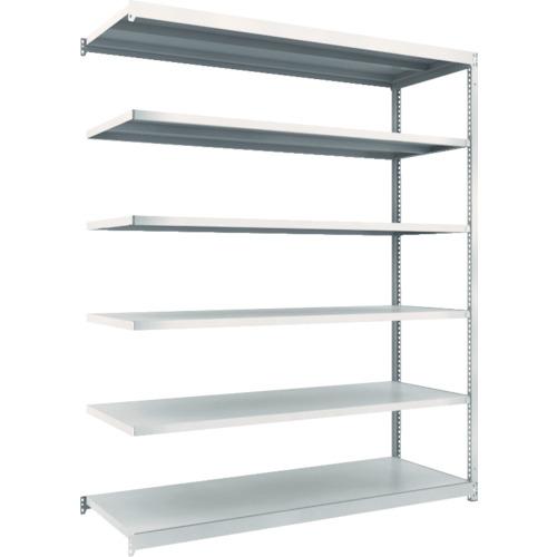 TRUSCO ชั้นวางของ M1.5 น้ำหนักเบา/ปานกลาง 1760 x 595 x 2100 เชื่อมต่อ 6 ชั้น นีโอเกรย์