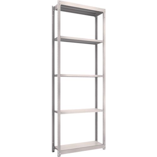 TRUSCO ชั้นวางของ M1.5 น้ำหนักเบา/ปานกลาง 860 x 295 x 2400 5 ขั้น ชั้นเดียว นีโอเกรย์