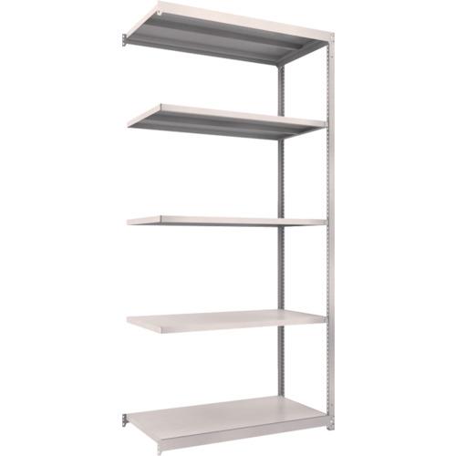 TRUSCO ชั้นวางของ M1.5 น้ำหนักเบา/ปานกลาง 1160 x 595 x 2400 เชื่อมต่อ 5 ชั้น นีโอเกรย์