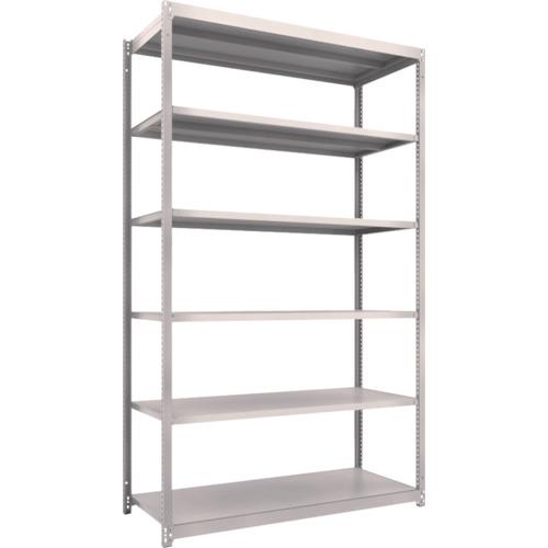 TRUSCO ชั้นวางของ M1.5 น้ำหนักเบา/ปานกลาง 1460 x 595 x 2400 ยูนิต 6 ชั้น นีโอเกรย์