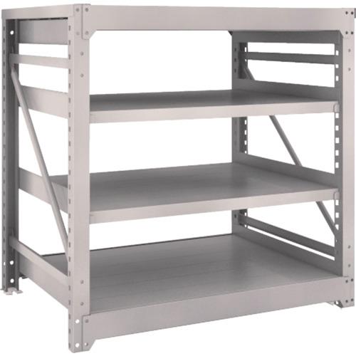 Kệ quả cân loại TRUSCO M10 1200 x 900 x H1200 4 tầng đơn màu xám neo