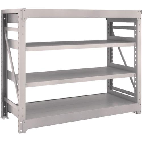 Kệ quả cân loại TRUSCO M10 1500 x 620 x H1200 4 tầng đơn kệ đơn màu xám neo