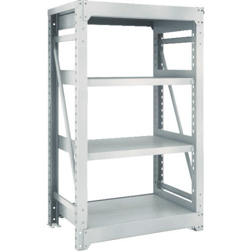 Kệ quả cân loại TRUSCO M10 900 x 620 x H1500 4 tầng đơn màu xám neo