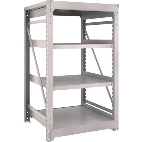 Kệ quả cân loại TRUSCO M10 900 x 900 x H1500 4 tầng đơn màu xám neo