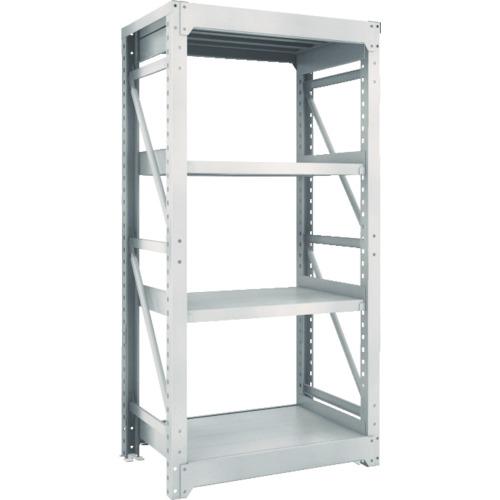 Kệ quả cân loại TRUSCO M10 900 x 620 x H1800 4 tầng đơn màu xám neo