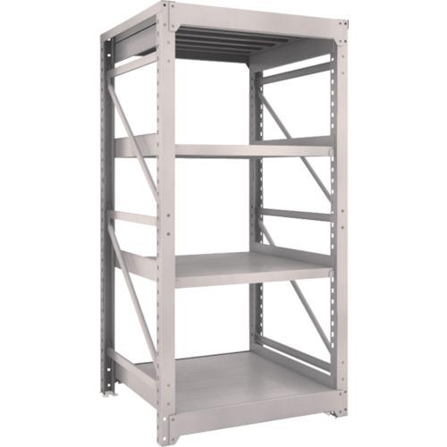 Kệ quả cân loại TRUSCO M10 900 x 900 x H1800 4 tầng đơn kệ đơn màu xám neo