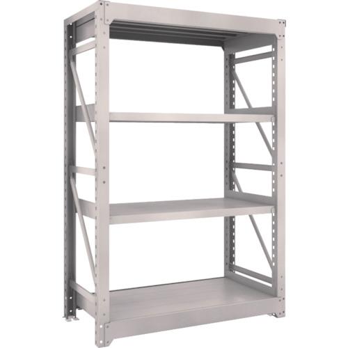 Kệ quả cân loại TRUSCO M10 1200 x 620 x H1800 4 tầng đơn màu xám neo