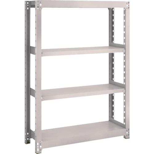 Kệ TRUSCO M2 loại nhẹ/trung 860 x 300 x H1200 4 tầng đơn kệ xám neo