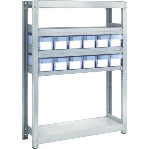 TRUSCO M2 loại kệ vừa và nhẹ H1200 có ngăn nhựa trong suốt nhỏ X12