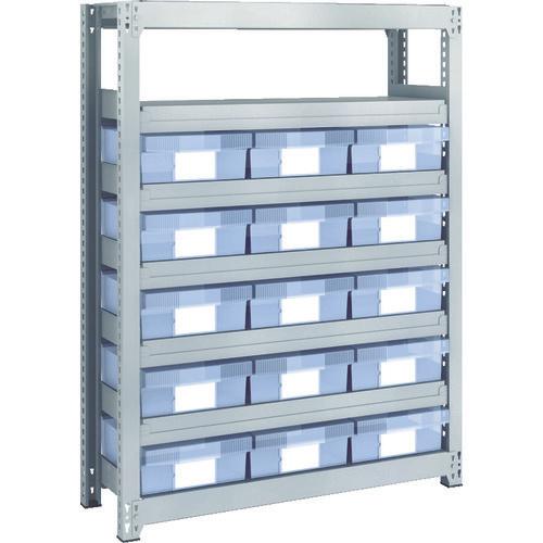 TRUSCO M2 loại kệ nhựa nhẹ/trung H1200 có ngăn kéo trong suốt lớn X15