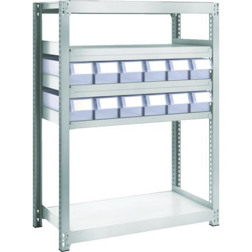 TRUSCO M2 loại kệ vừa và nhẹ H1200 có ngăn nhựa trong suốt nhỏ X12