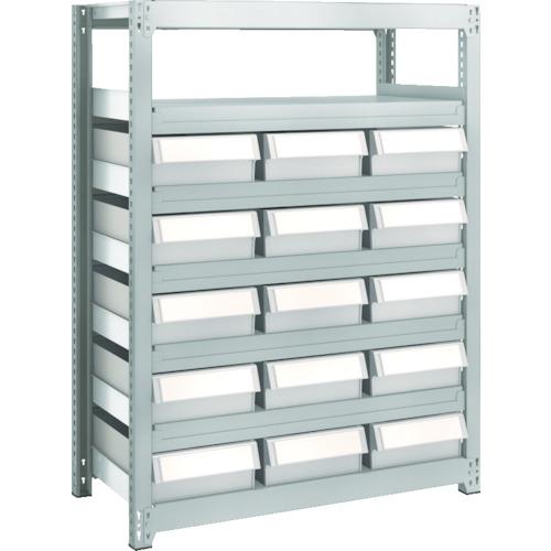 TRUSCO M2 loại kệ vừa và nhẹ H1200 resin NG có hộc lớn X15