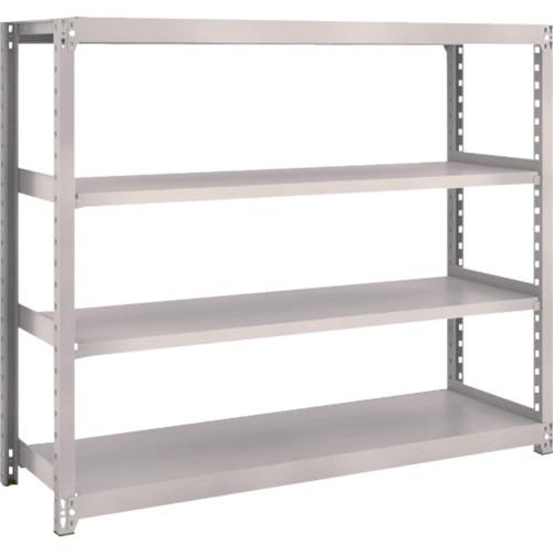 TRUSCO ชั้นวางของ M2 น้ำหนักเบา/ปานกลาง 1460 x 450 x H1200 4 ขั้น ชั้นเดียว นีโอเกรย์