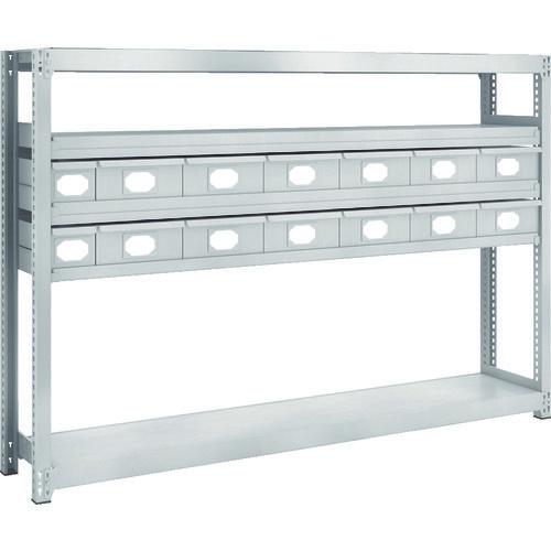 Kệ TRUSCO M2 loại nhẹ và trung H1200 có ngăn kéo thép nhỏ x 2 lớn x 12