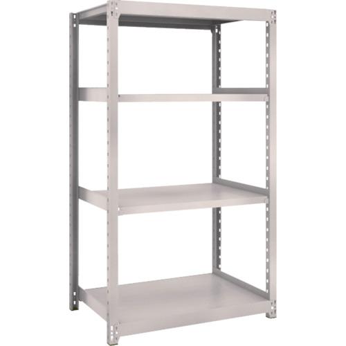 Kệ TRUSCO M2 loại nhẹ/trung 860 x 600 x H1500 4 tầng đơn kệ xám neo