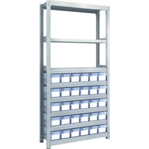 TRUSCO M2 loại kệ nhựa nhẹ/trung H1800 có ngăn kéo trong suốt nhỏ X30