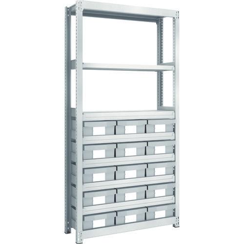 TRUSCO M2 loại kệ vừa và nhẹ H1800 resin NG có hộc lớn X15