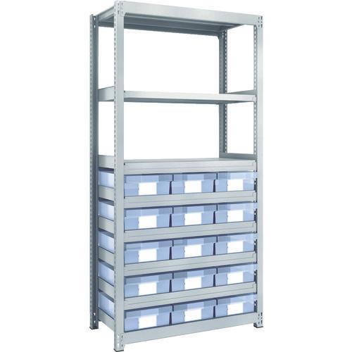 TRUSCO M2 loại kệ nhựa nhẹ/trung H1800 có ngăn kéo trong suốt lớn X15