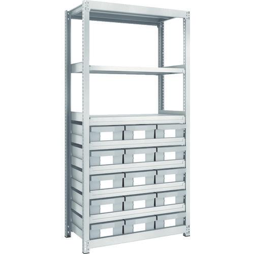 TRUSCO M2 loại kệ vừa và nhẹ H1800 resin NG có hộc lớn X15