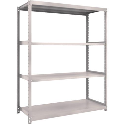 Kệ TRUSCO M2 loại nhẹ/trung 1460 x 600 x H1800 4 tầng đơn kệ xám neo