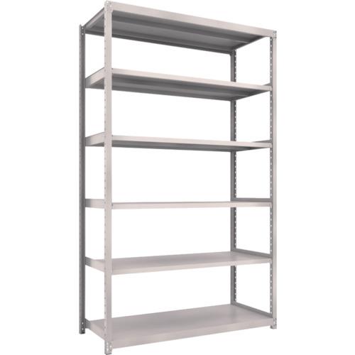 TRUSCO M2 loại kệ nhẹ/trung 1460x600xH2400 6 bậc đơn đơn màu xám neo