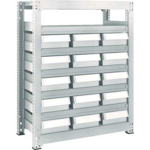 TRUSCO M3 loại kệ trung tải H1200 nhựa NG có hộc lớn X15