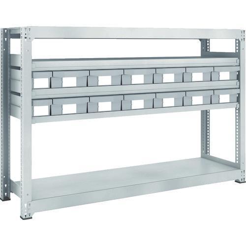 TRUSCO M3 loại kệ trung tải H1200 nhựa NG có hộc nhỏ x 2 lớn x 12