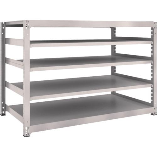 TRUSCO M3 loại kệ trung dung tích 1800x921xH1200 5 bậc đơn màu xám neo