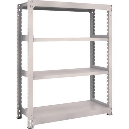 TRUSCO M3 loại kệ trung bình 1200 x 471 x H1500 4 tầng đơn kệ xám neo